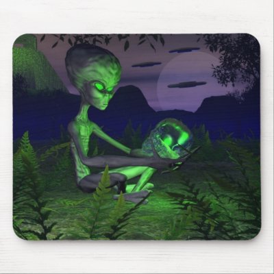 The Power Of The Skull Mouse Mat by DragonCat
