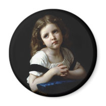The Prayer - William Bouguereau Magnet