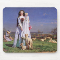 The Pretty Baa-Lambs Mousepad