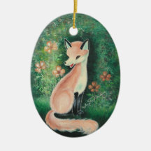 The Pretty Little Fox Christmas Ornament