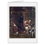 The Prey (Hunting With Dogs) By Gustave Courbet cards