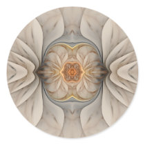 The Primal Om Round Stickers