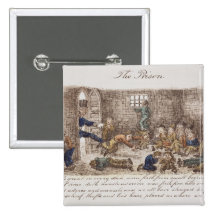 The Prison, 1858 (coloured engraving) Buttons