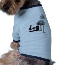 The problem with bears. pet t-shirt