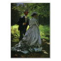 The Promenaders (The Strollers) by Claude Monet cards