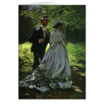 The Promenaders (The Strollers) by Claude Monet cards