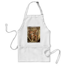 The prophet Jonas by Michelangelo Unterberger Apron