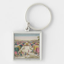 The Prussian Army Camp, Drawn from Life on the Fie Key Chains