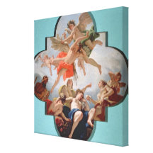 The Punishment of Cupid (oil on canvas) Canvas Prints