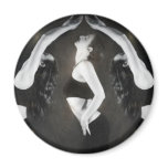 The Pursuit of Ecstasy Lies Within - Self Portrait magnets