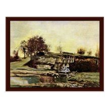 The Quarry Of Optevoz By Courbet Gustave Post Card