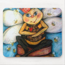 The Queen "B" of The Hive Mousepad