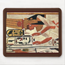 The Queen Nefertari In Prayer Stance By Maler Der Mouse Pads