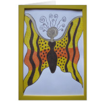 The Queen of Butterflies Greeting Card