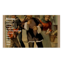 The Queen of Chinatown, 'Holding up a Highbinder' Business Card Template