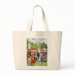 THE QUEEN OF HEARTS AND ALICE IN WONDERLAND TOTE BAG