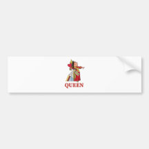 THE QUEEN OF HEARTS BUMPER STICKERS