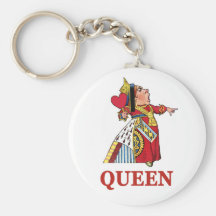 THE QUEEN OF HEARTS KEYCHAIN