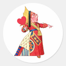 The Queen of Hearts Sticker