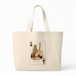 The Queen of spades Canvas Bags