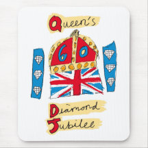 The Queen's Diamond Jubilee Emblem Mouse Pad
