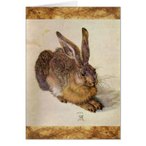 THE RABBIT ( Young Hare ) Greeting Cards