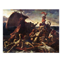The Raft Of The Medusa, By Géricault Jean Louis Th Custom Invitation