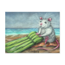 The Raft Rat Beach Postcard