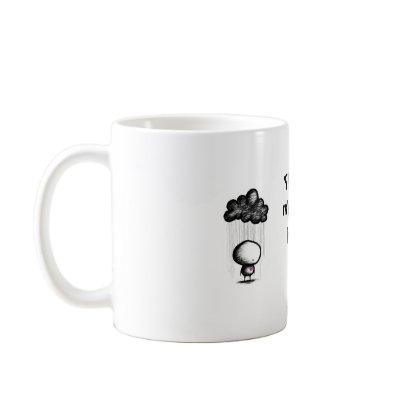 The rain and my serotonin levels are fall... mug by janemz