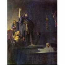 The Raising Of Lazarus. By Rembrandt Van Rijn Photo Sculptures