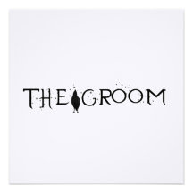 The Raven Groom Personalized Announcement