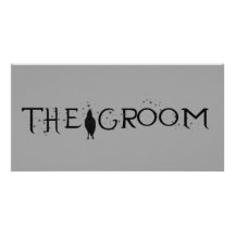 The Raven Groom Photo Card