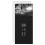 The Raven - Nevermore Sunbeams Tree B&W Customized Rack Card