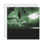 The Raven - Nevermore Sunbeams Tree - Green Personalized Announcement