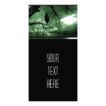 The Raven - Nevermore Sunbeams Tree - Green Photo Greeting Card