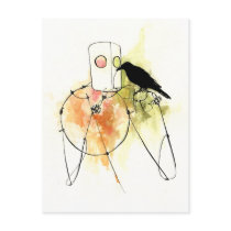 The Raven Post Card