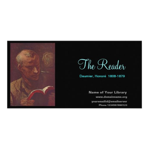 The Reader Custom Photo Card