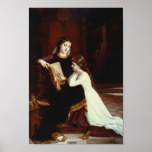 The Reading Lesson Poster