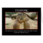 The real meaning of teamwork cards
