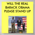 THE REAL OBAMA AKA THE CANDYMAN OR MESSIAH posters
