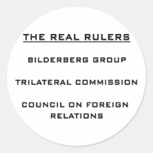 The Real Rulers Round Stickers