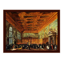 The Reception Of The Envoys Postcard