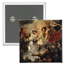 The Reconciliation of Marie de Medici and her Pinback Buttons