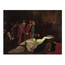 The Reconciliation of the Montagues and Capulets Postcard