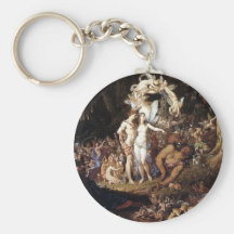 The Reconciliation of Titania and Oberon Keychains