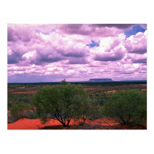 The Red Centre, Mount Conner in background, Austra Post Card