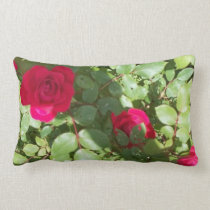 The Red English Rose Pillow pillows