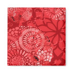 THE RED GARDEN FRIDGE MAGNETS