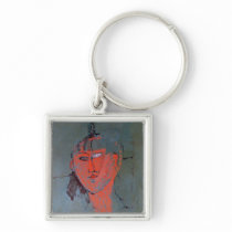 The Red Head, c.1915 Keychain
