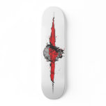 The Red Line Skull skateboards